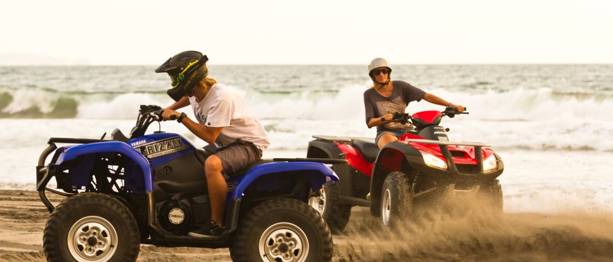 Quad biking